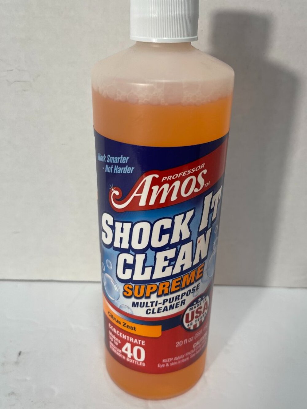 Amos Shock it Clean Supreme Multi-purpose Cleaner 20 fl oz Citrus Zest